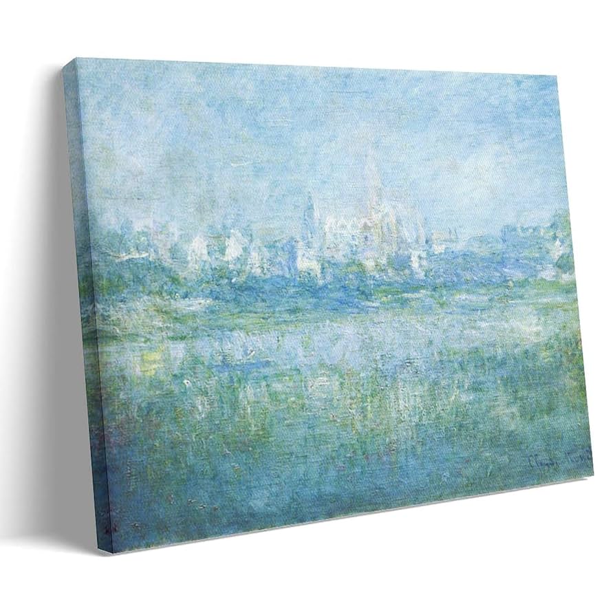 クロード・モネ <霧のヴェトゥイユ> Amazon.co.jp: Claude Monet クロード・モネ アートワーク 霧の
